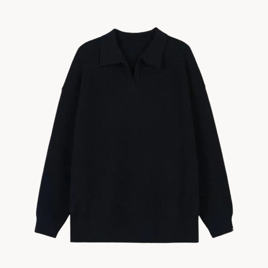 Sander | Elegant polo sweater