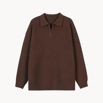 Sander | Elegant polo sweater