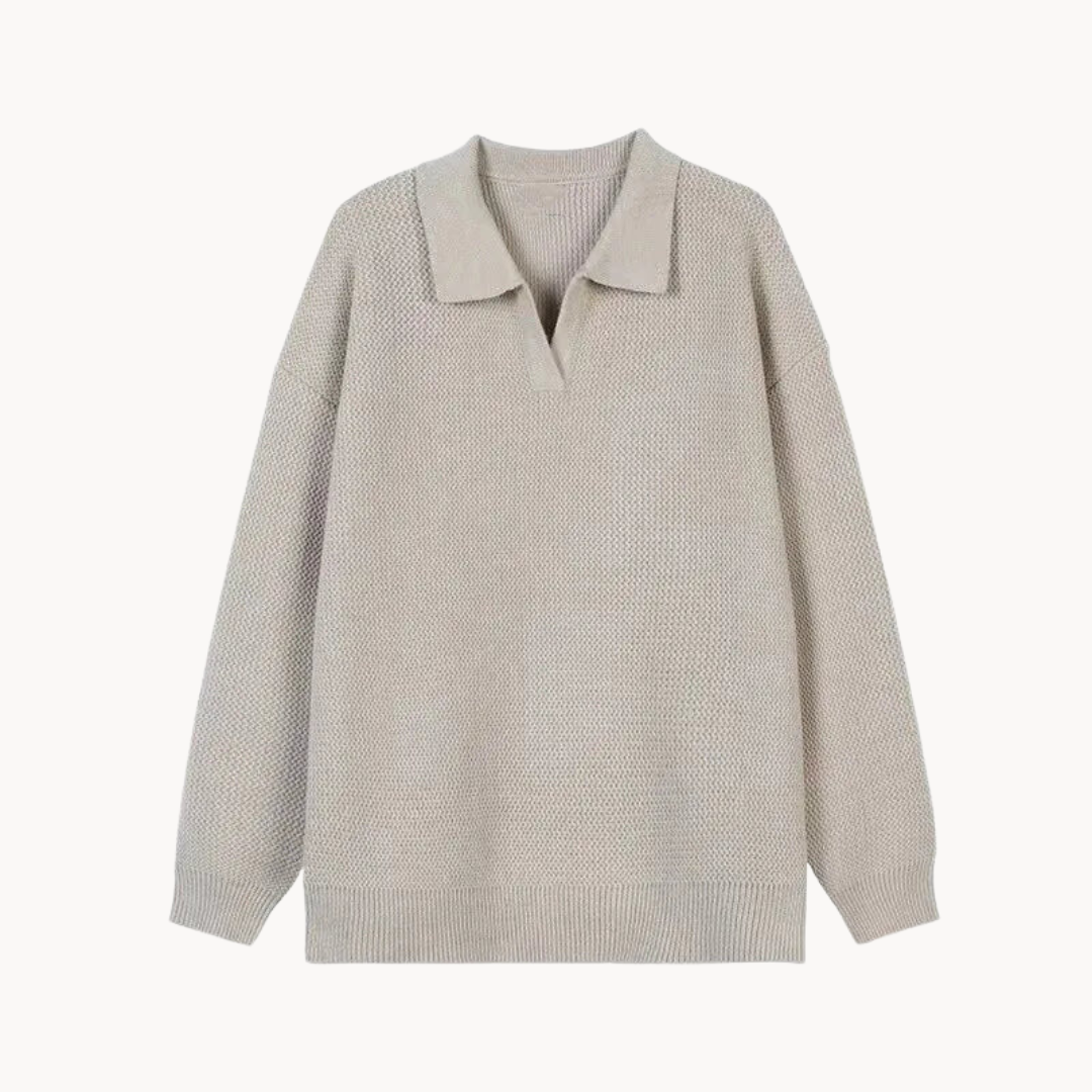 Sander | Elegant polo sweater