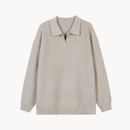 Sander | Elegant polo sweater