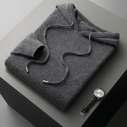 TrendAura | merino knit hooded sweater
