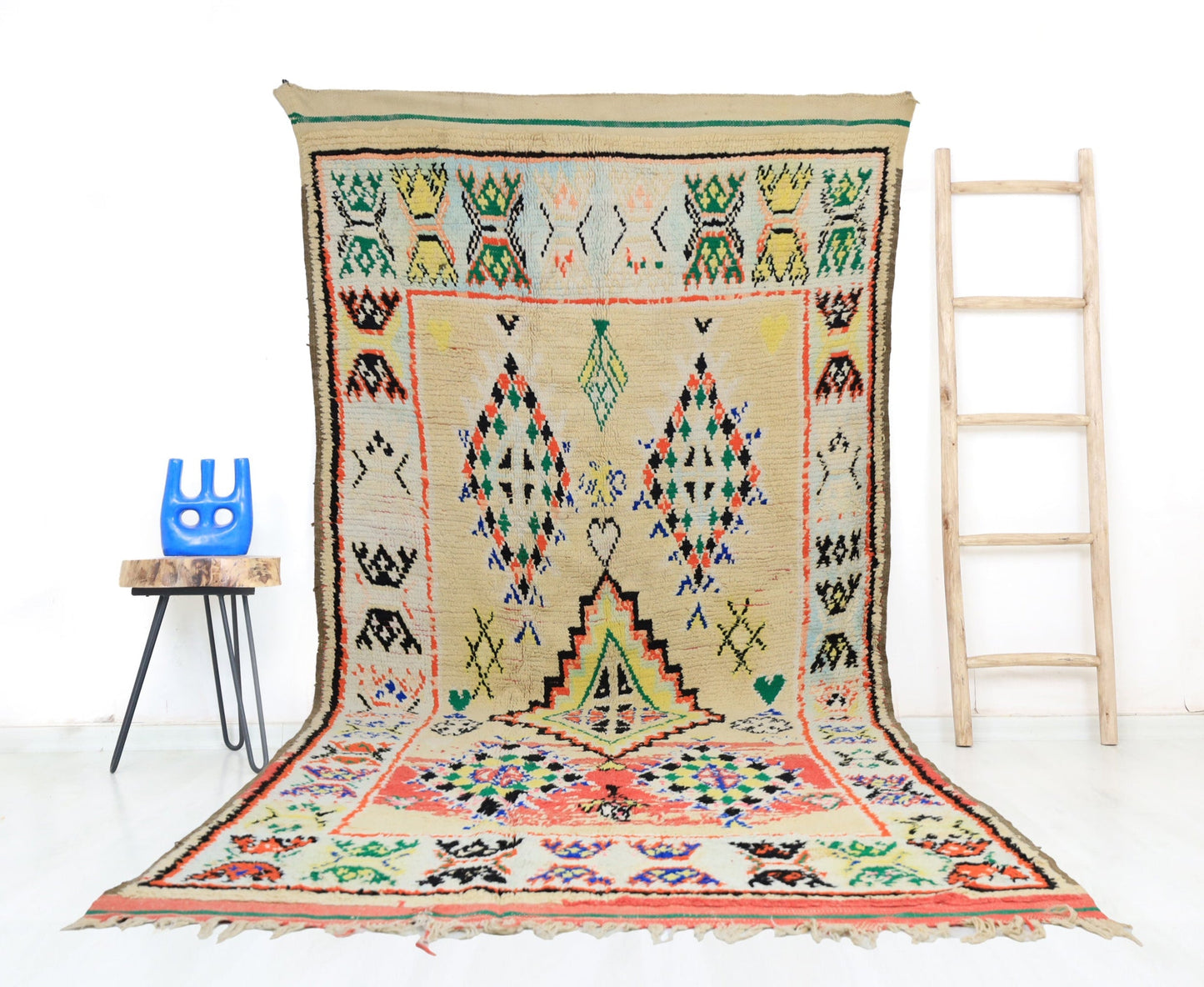 Traym Vintage Moroccan Rug  5'2" x 13'1" - TrendAura