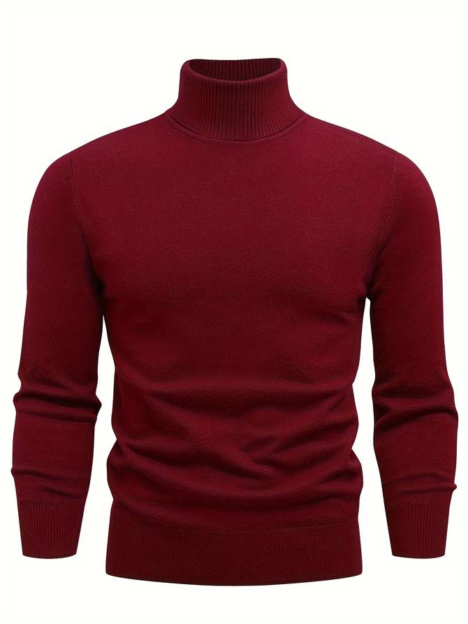 Lysander Turtleneck for Men Versatile Comfort and Timeless Style in Soft Premium Knit
