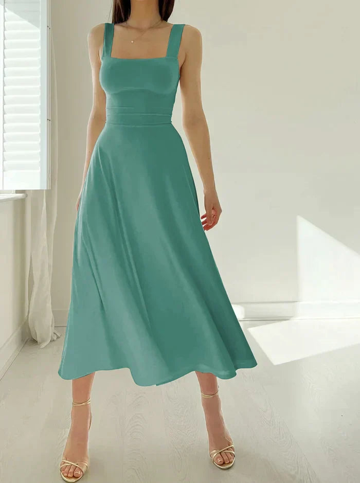 Polly Womens Sexy Dress In Luxurious Fabric With Flattering Silhouette And Breathable Comfort