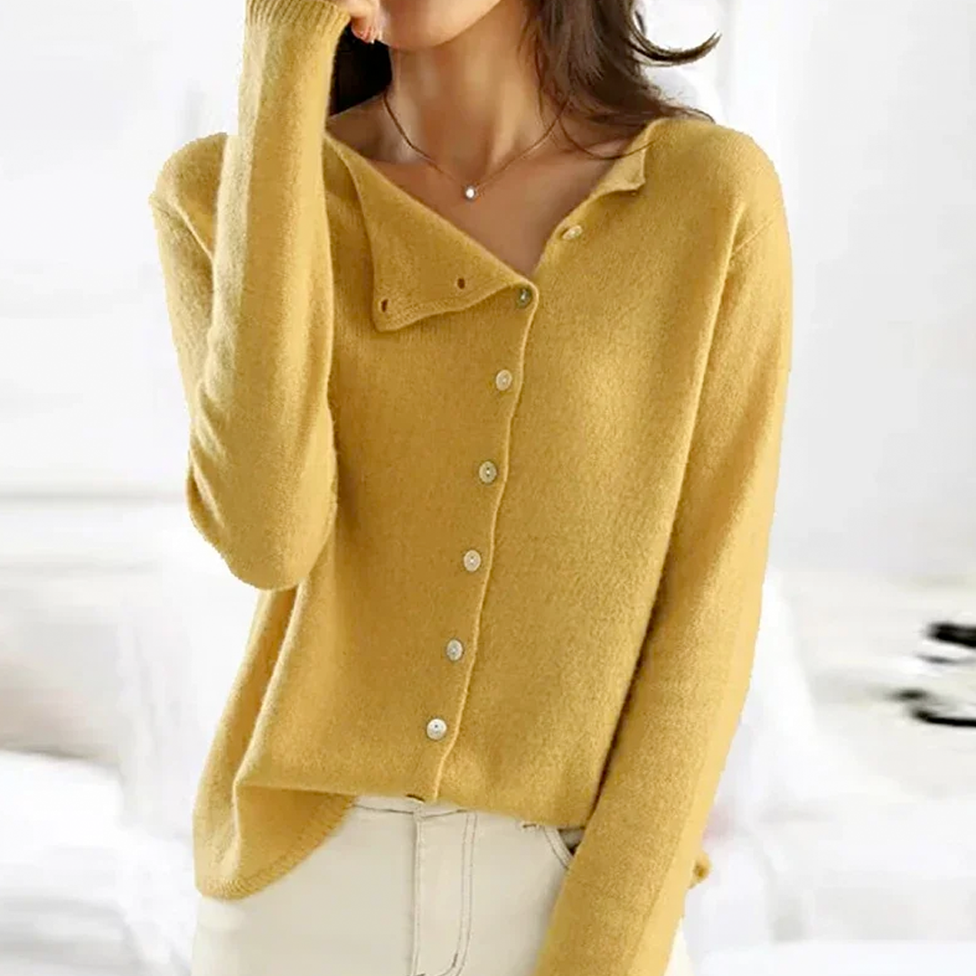 Isabella Knitted Wool Cardigan For Women Elegant Warmth And Cozy Style For Cold Weather