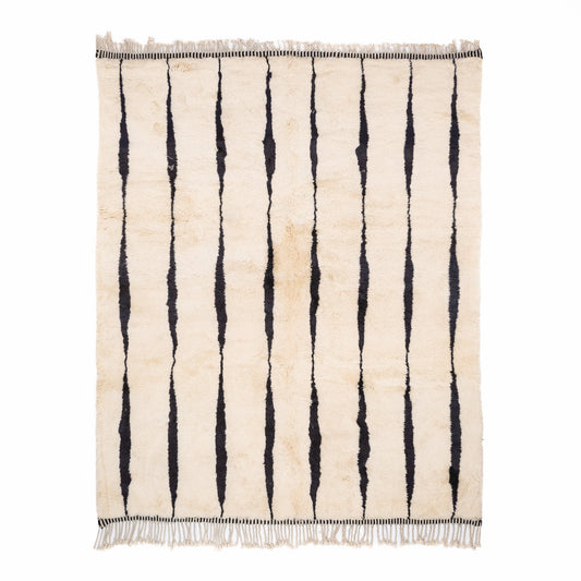Elegant Rhythm - Luxury Shag Moroccan Rug - TrendAura