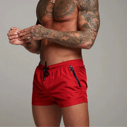 Enzo - Swim shorts with drawstring at the waist