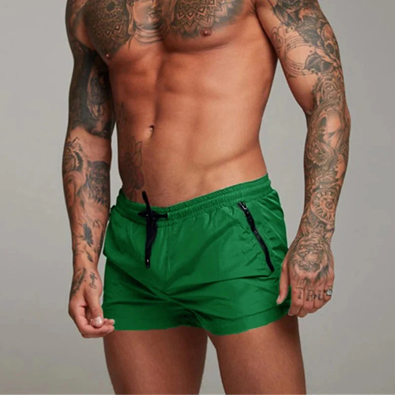 Enzo - Swim shorts with drawstring at the waist