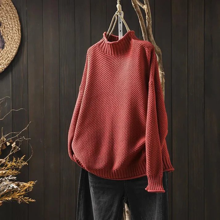 Noorie Turtleneck Sweater For Women Ultra Soft Knit Cozy Warm All Day Comfort Premium Quality Wardrobe Essential