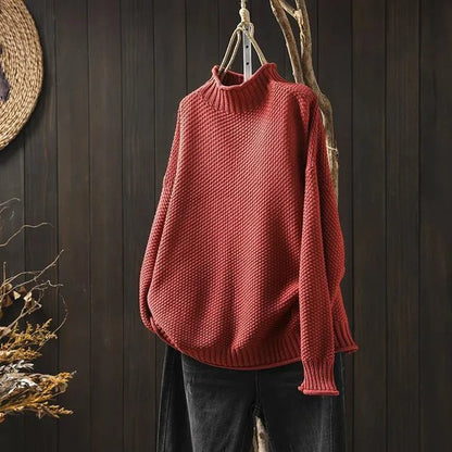 Noorie Turtleneck Sweater For Women Ultra Soft Knit Cozy Warm All Day Comfort Premium Quality Wardrobe Essential