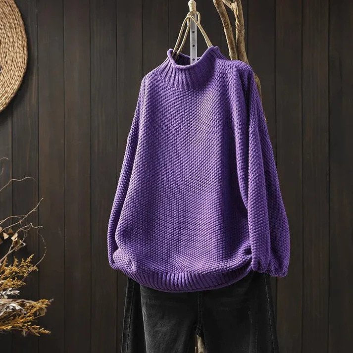 Noorie Turtleneck Sweater For Women Ultra Soft Knit Cozy Warm All Day Comfort Premium Quality Wardrobe Essential