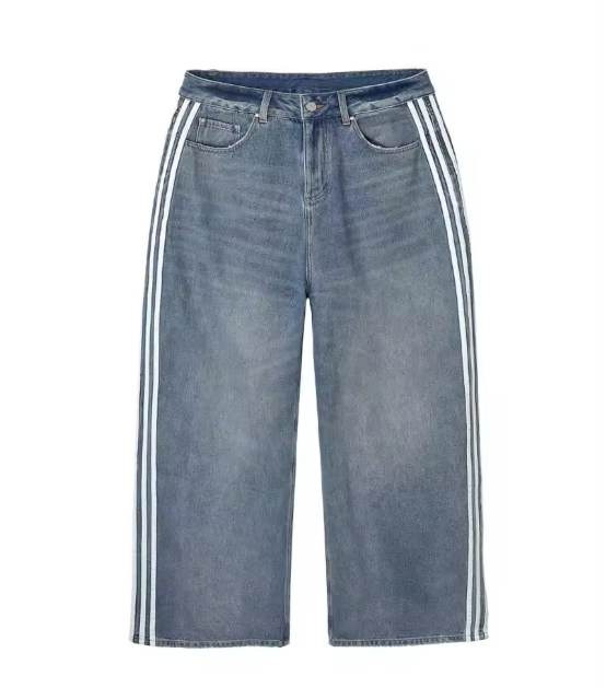 Junior Vintage Striped Pants For Men With Retro Side Stripe Design And Modern Comfort