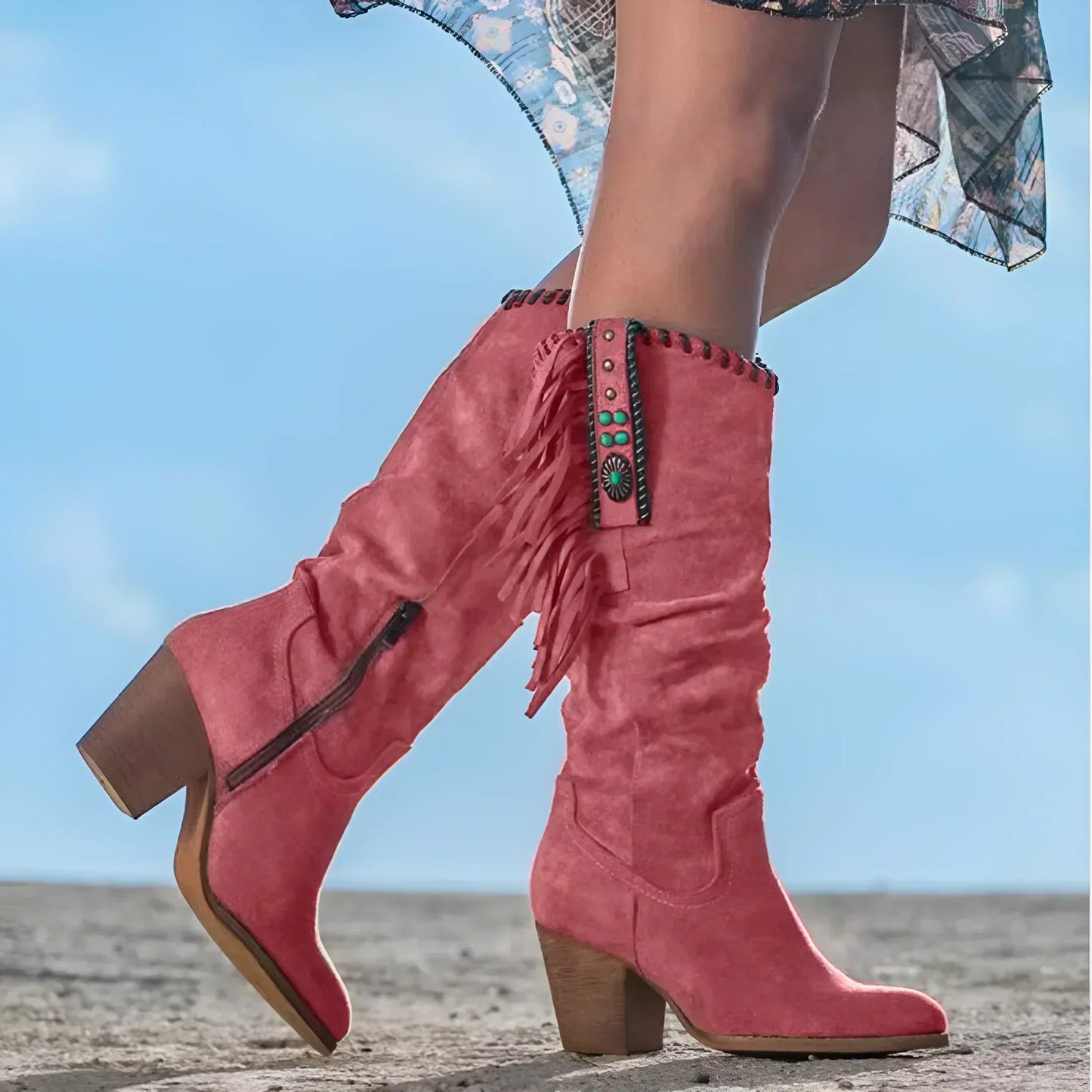 Débora | High Heeled Western Boots for Women