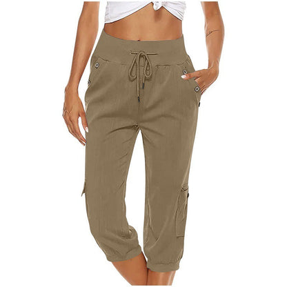 Juliet Cotton Linen Shorts With Cargo Pockets For Women Casual Comfort And Everyday Travel Ready