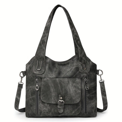 Vintage Chic Shoulder Bag - Practical and Elegant