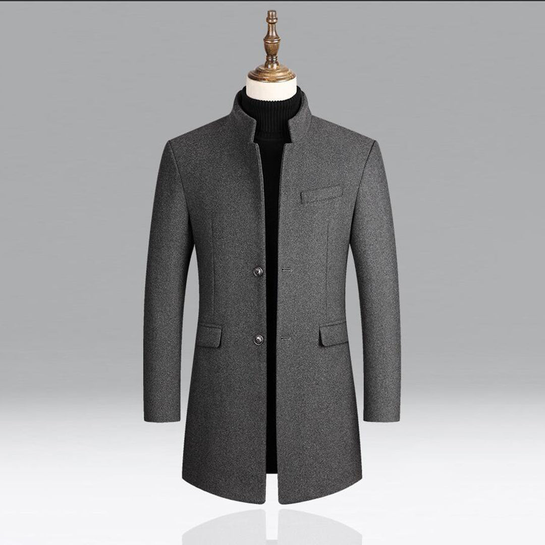 Fathi | Long Coat for Men — Refined Style & Winter Comfort