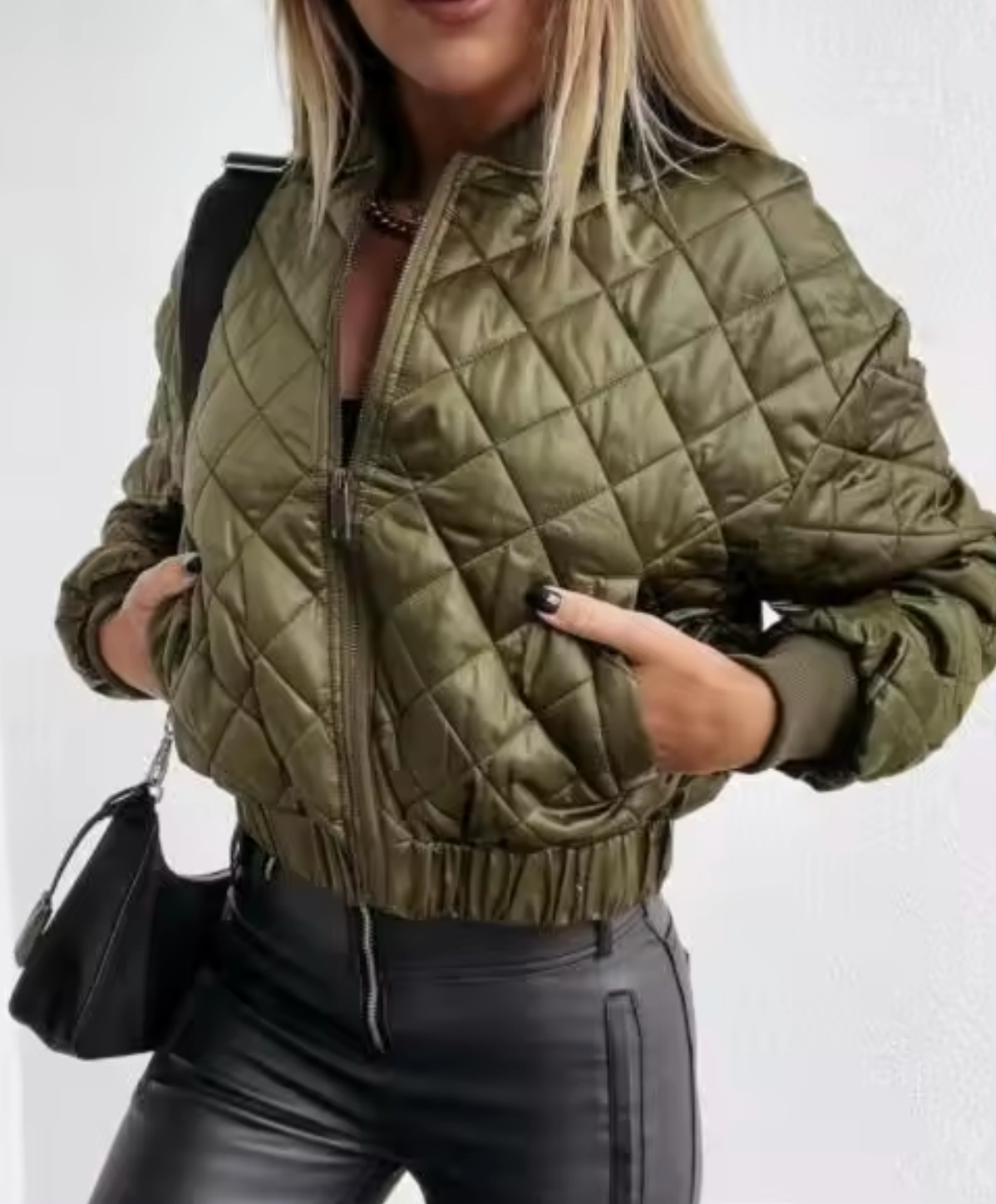 Jenna Short Quilted Jacket For Women Flattering Silhouette With Modern Chic Confidence