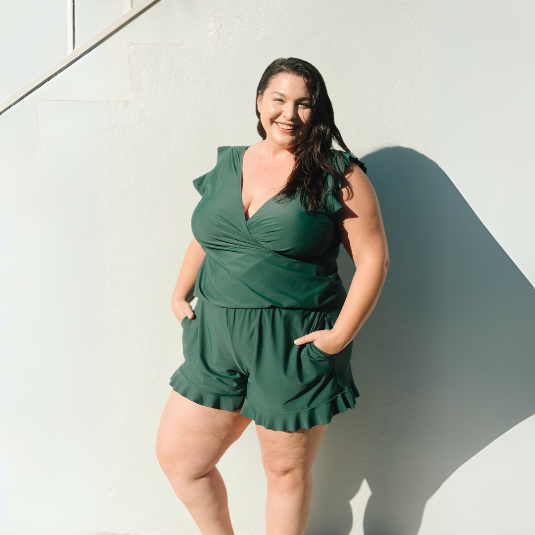 Gulnaz | Short Jumpsuit With Integrated Bra