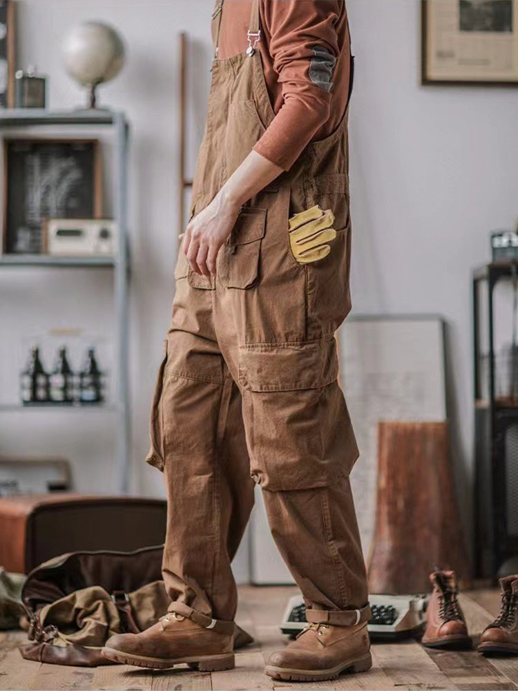 Sylvain | Loose Overalls with Multiple Pockets – Casual and Functional Style