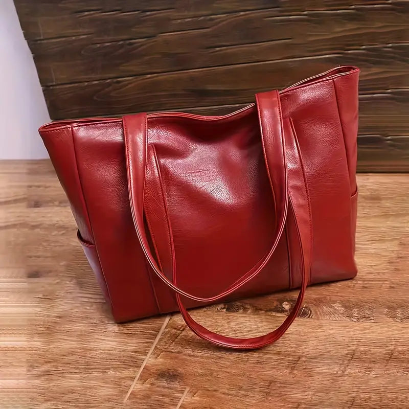 Large Capacity Tote Bag For Professionals Fashionable Yet Practical Carryall Spacious Everyday Tote