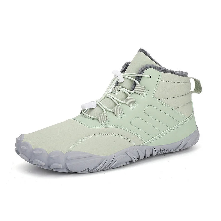 JOCESTYLE Winter Barefoot Running Shoes For Men And Women Lightweight Warm Anti Slip Traction