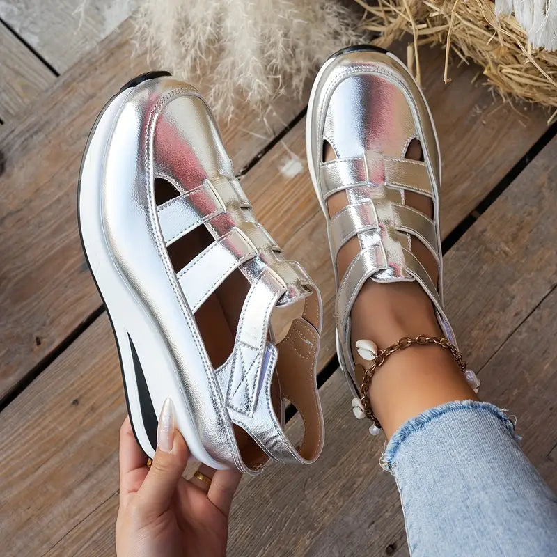 Charlot | Women’s Platform Walking Sandals – Supportive & Lightweight