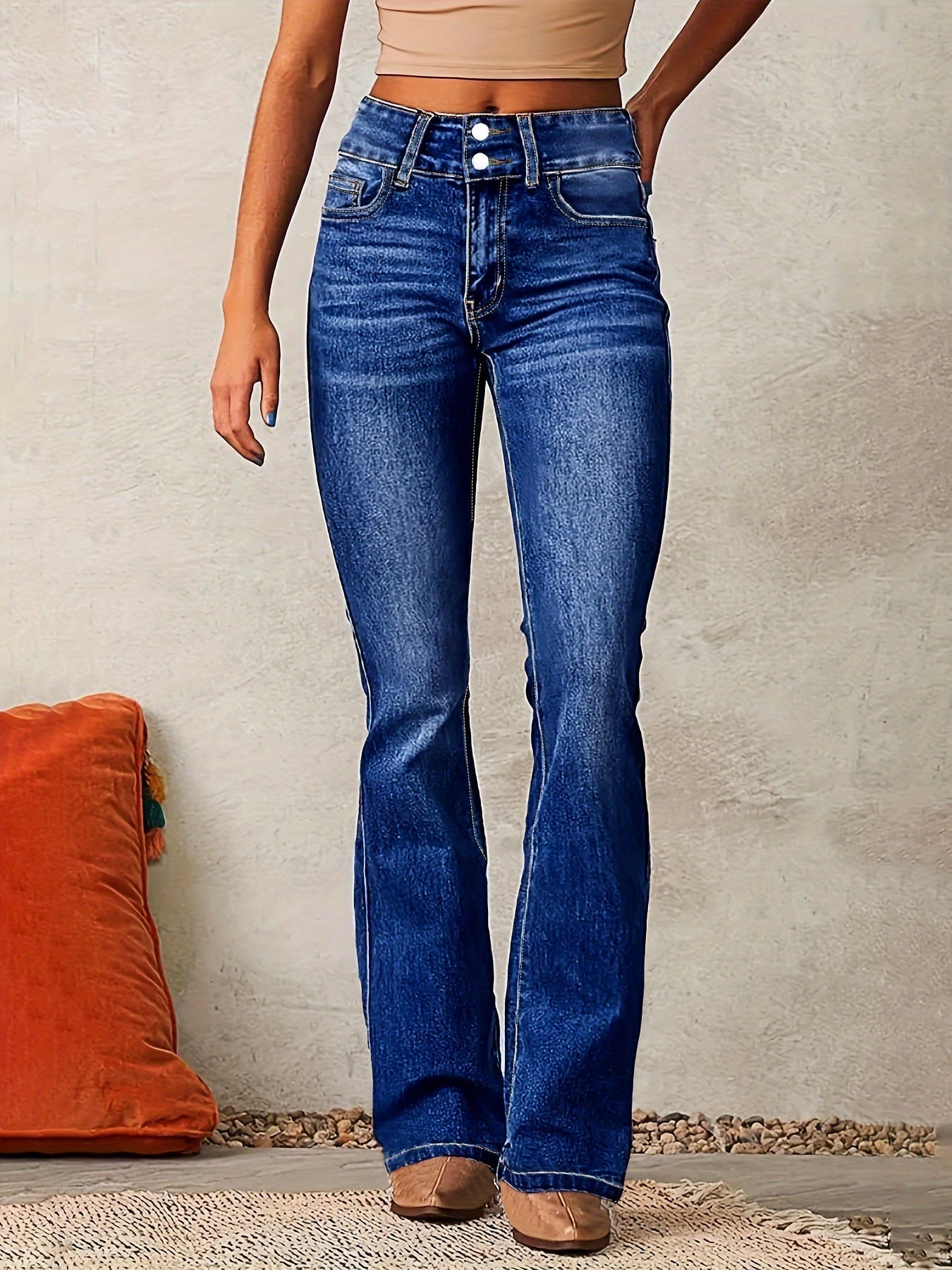 Ella | Women’s Winter Flare Leg High Waist Bootcut Pants