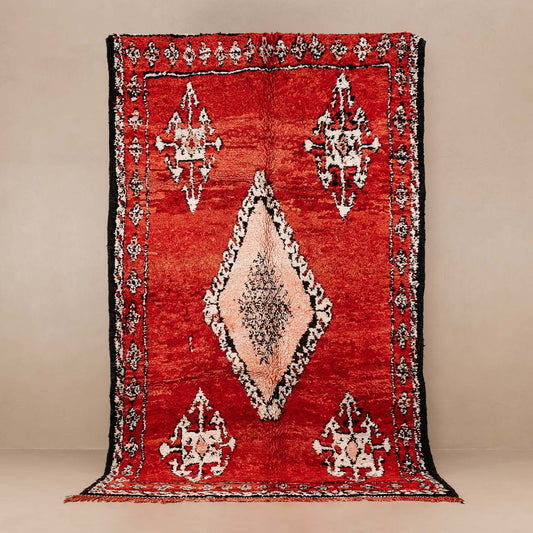 Feddada - vintage boujad rug - TrendAura