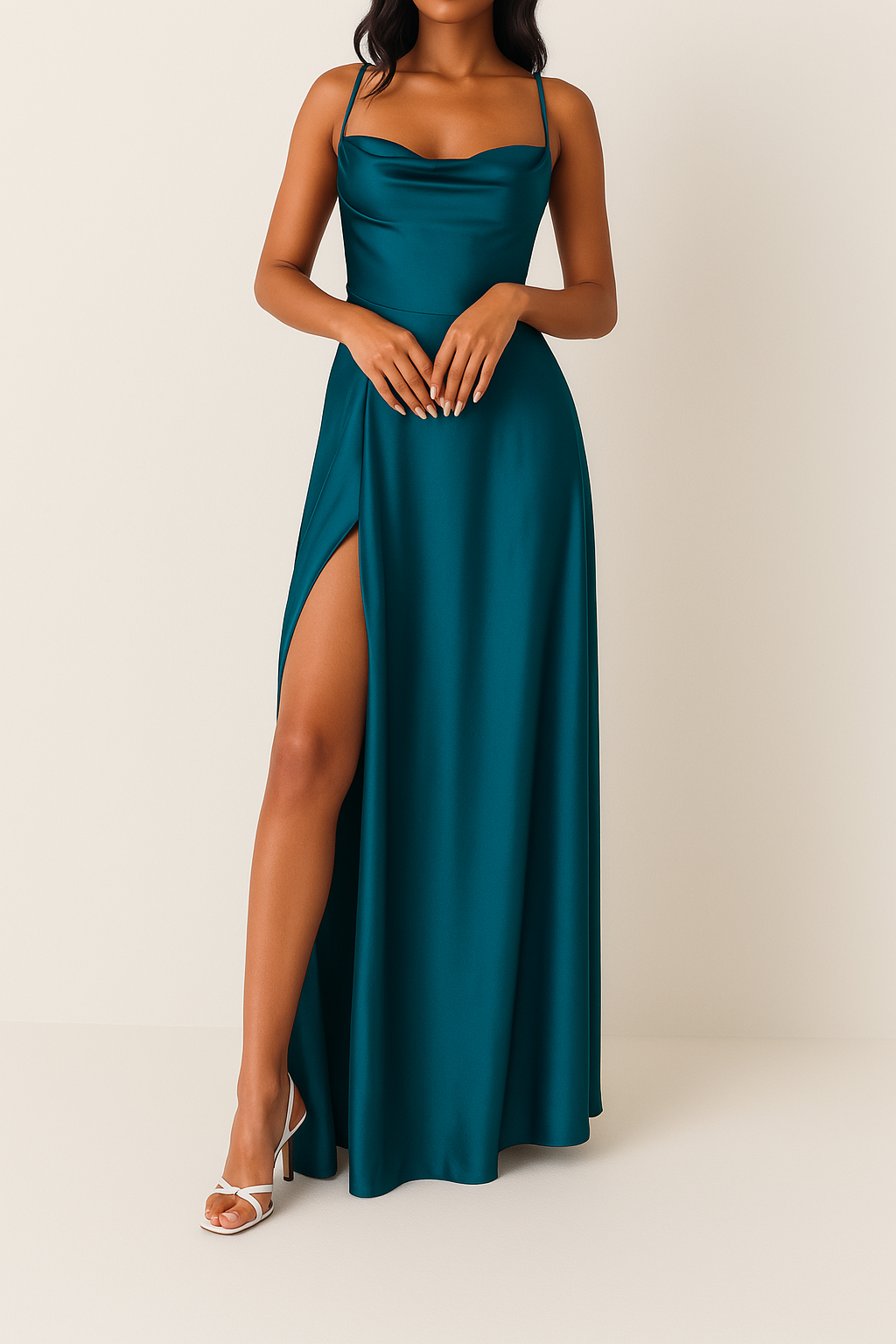 Fenja Maxi Silk Sleeveless Dress
