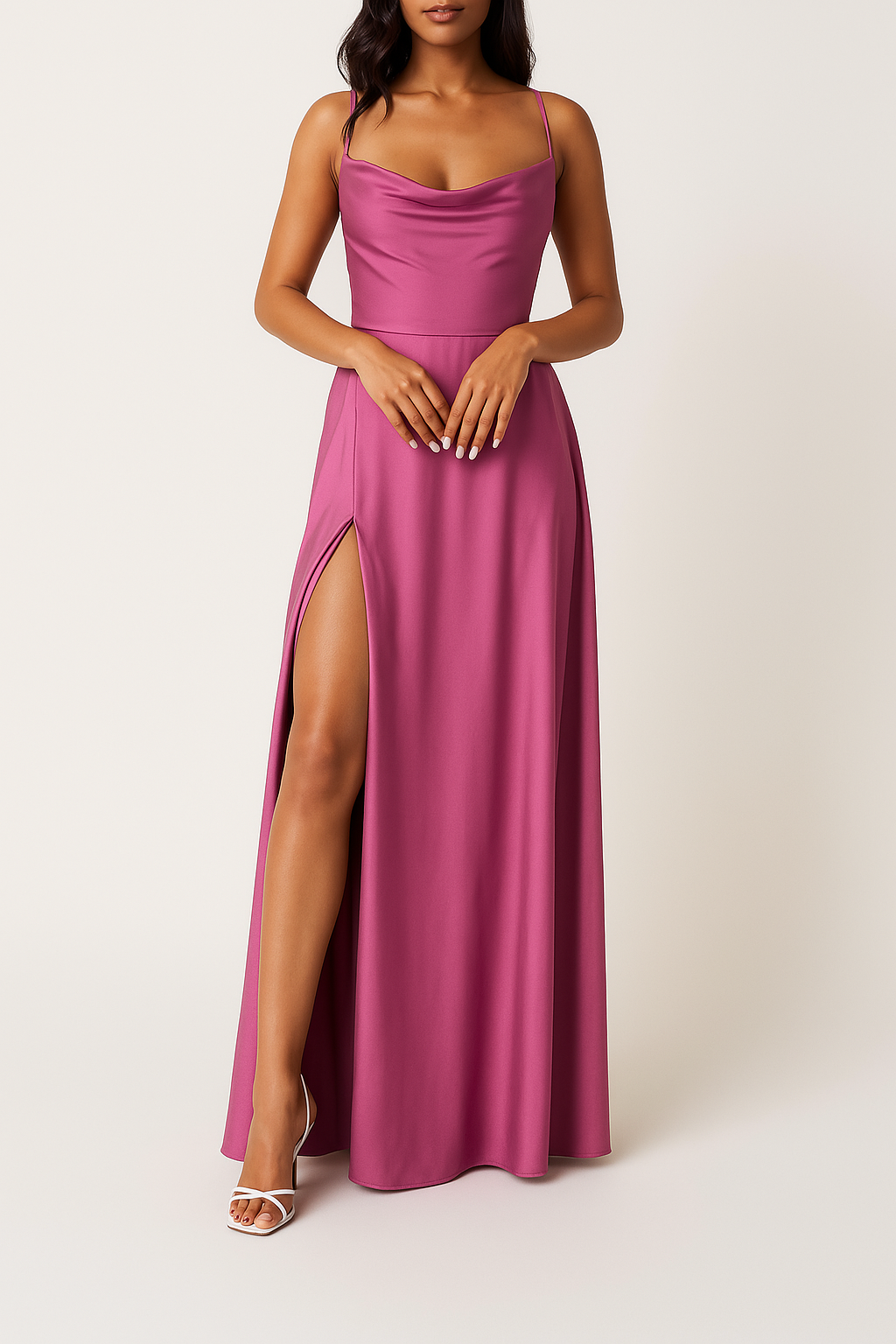 Fenja Maxi Silk Sleeveless Dress