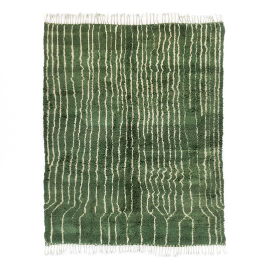 Forest Veins - Luxury Shag Moroccan Rug - TrendAura