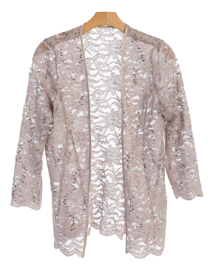 Cocoa L Formal Lace Scallop Edge Jacket Sale - TrendAura