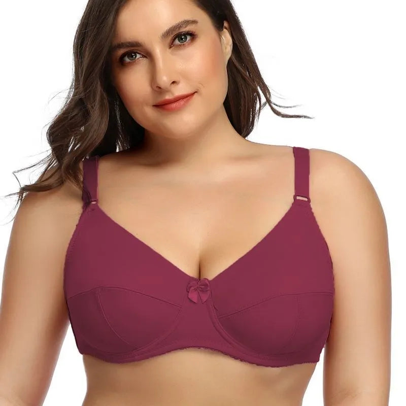 Underwire bra for women | Plus Size & Full Coverage | Unpadded bralette | Elastane