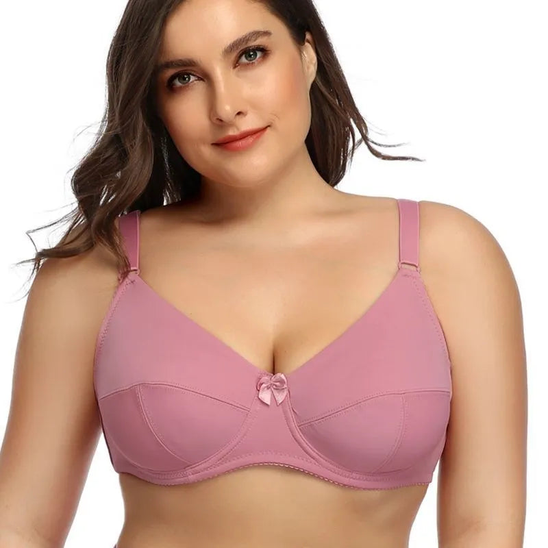 Underwire bra for women | Plus Size & Full Coverage | Unpadded bralette | Elastane