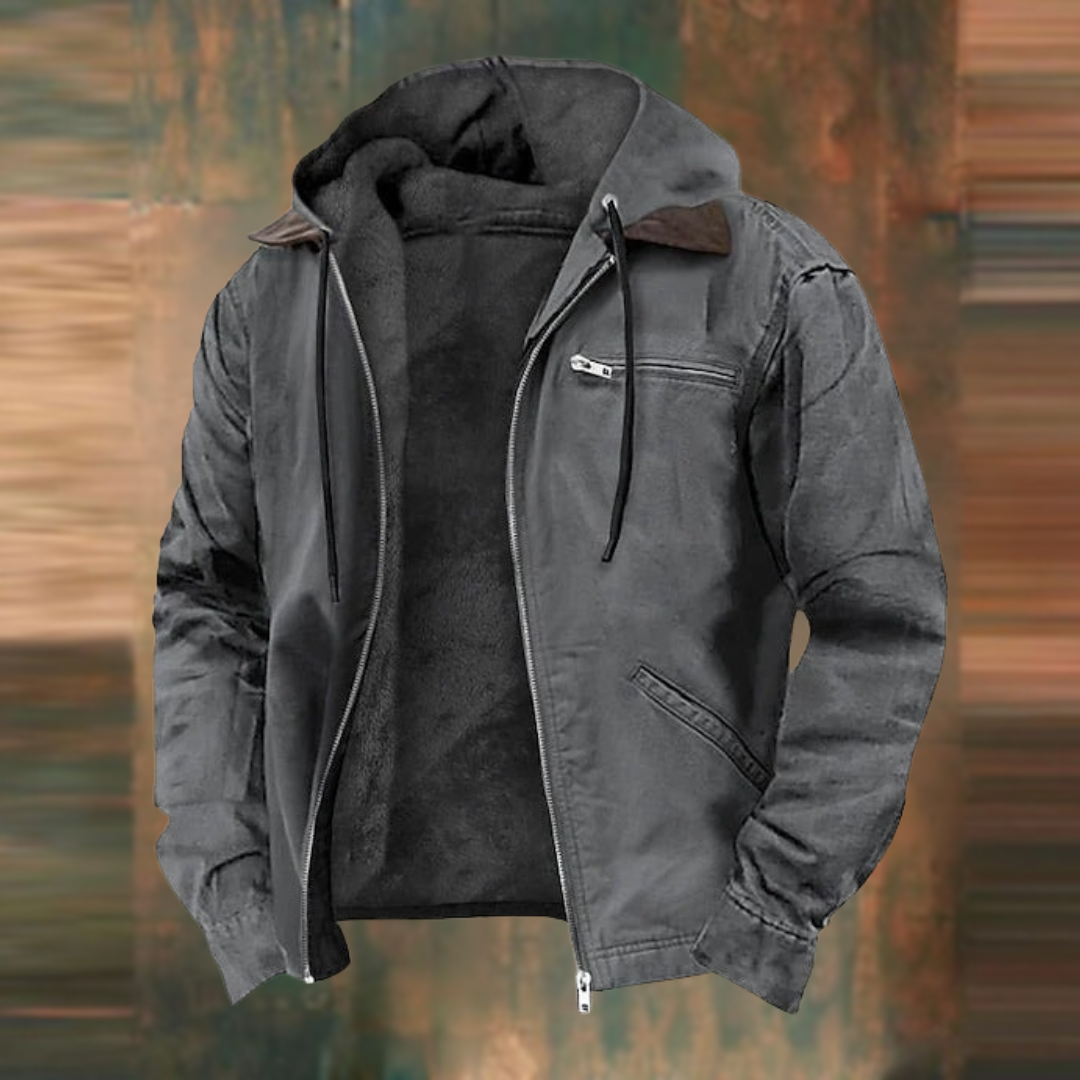Men's Winter Coat With Ultimate Warmth And Thick Lining, Windproof, Sophisticated Design For Everyday Or Formal Wear