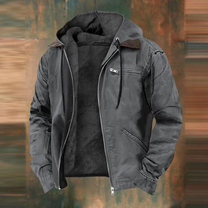 Men's Winter Coat With Ultimate Warmth And Thick Lining, Windproof, Sophisticated Design For Everyday Or Formal Wear