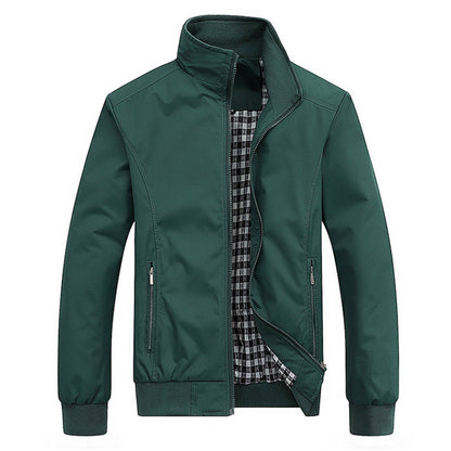 Mens Winter Jacket Windproof Waterproof Retro Mid Layer All Season Comfort Versatile Everyday Wear