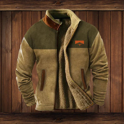 Andrew Mens Trendy Cozy Tribal Winter Coat With Warmth And Heritage Pattern By TrendAura