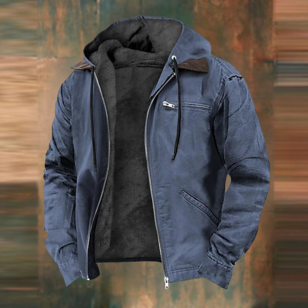 Men's Winter Coat With Ultimate Warmth And Thick Lining, Windproof, Sophisticated Design For Everyday Or Formal Wear