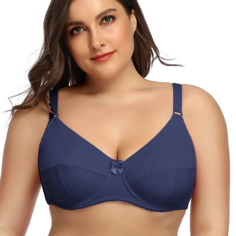 Underwire bra for women | Plus Size & Full Coverage | Unpadded bralette | Elastane