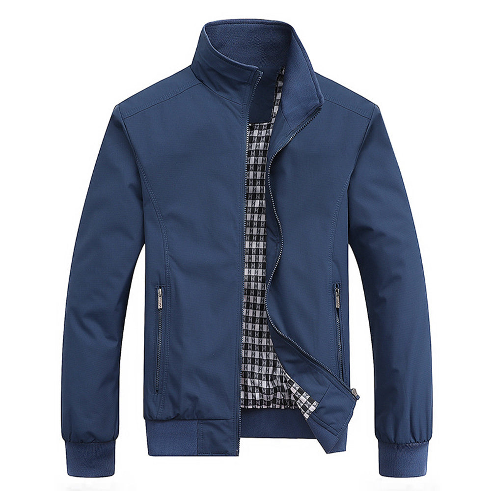 Mens Winter Jacket Windproof Waterproof Retro Mid Layer All Season Comfort Versatile Everyday Wear
