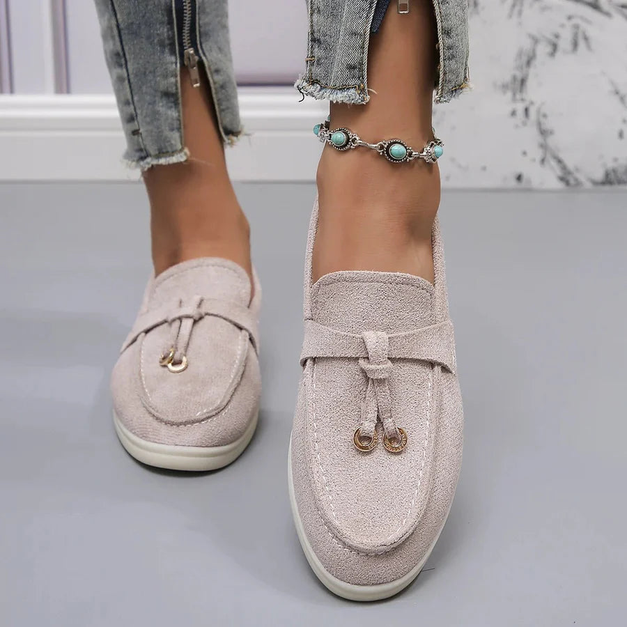 Women's Slip On Loafers All Day Comfort PU Leather Classic Style For Work And Everyday
