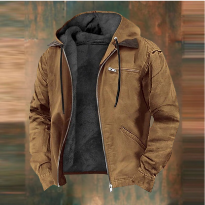 Men's Winter Coat With Ultimate Warmth And Thick Lining, Windproof, Sophisticated Design For Everyday Or Formal Wear
