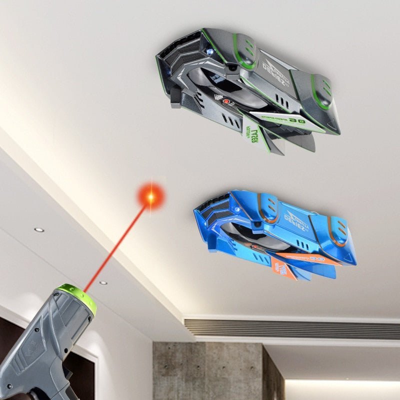 Wall Climbing RC Car With Laser Remote Control For Gravity Defying Stunts Kids Will Love