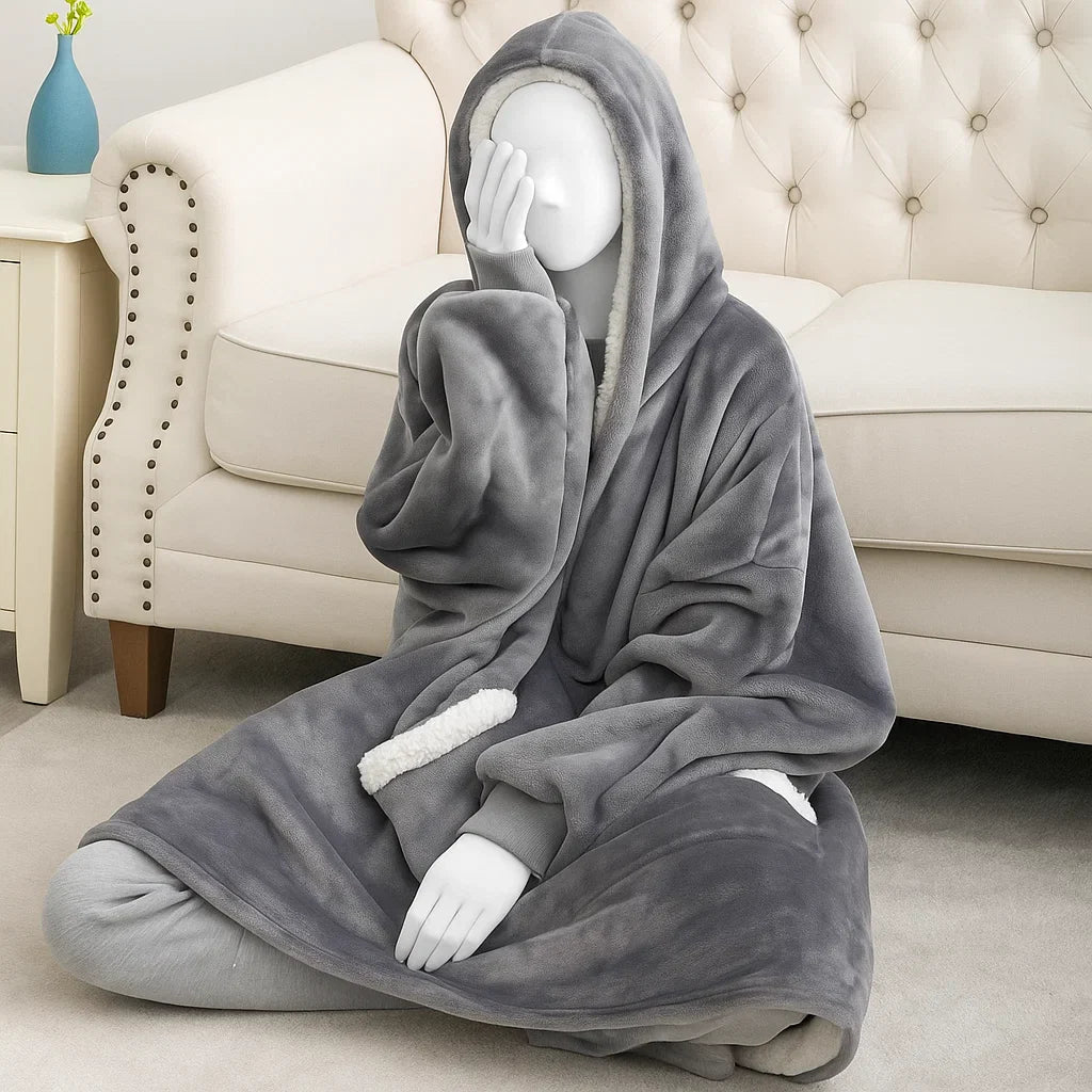 Unisex Plaid Oversized Hoodie | Comfy