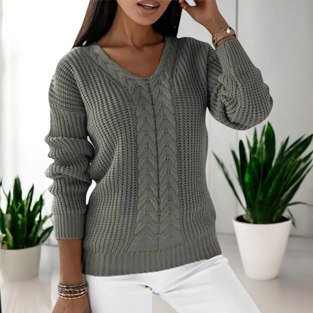 Mila Stylish Knit Sweater For Women With Cozy Comfort And Timeless Elegance Everyday Office Ready