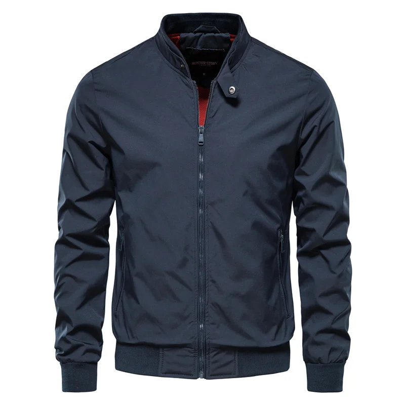 Joseph Bomber Jacket Lightweight Spring Outerwear For Men Black Windbreaker Style With Cozy Lining