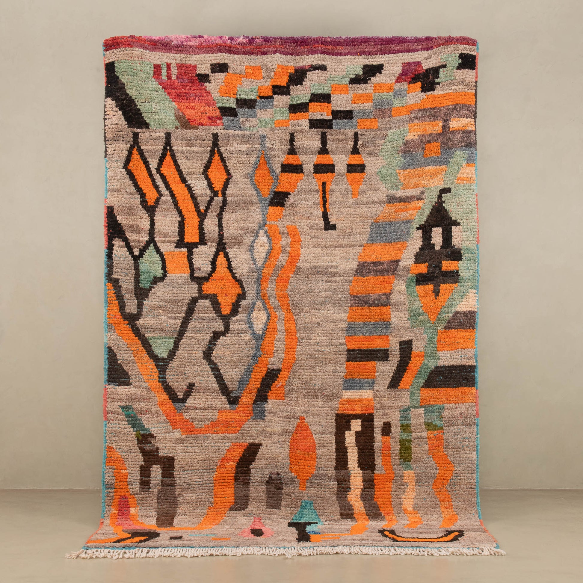 Hassnae - vintage boujad rug - TrendAura