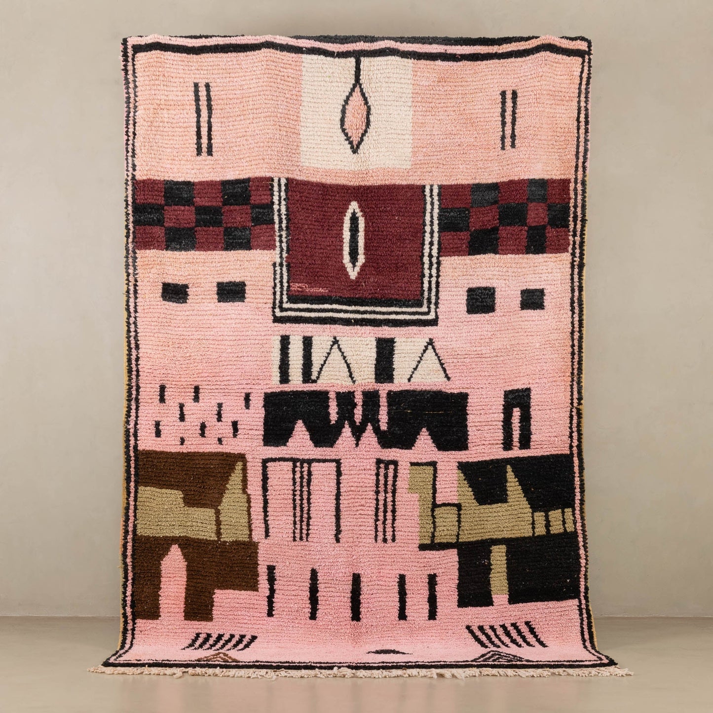 Hennuz - vintage boujad rug - TrendAura