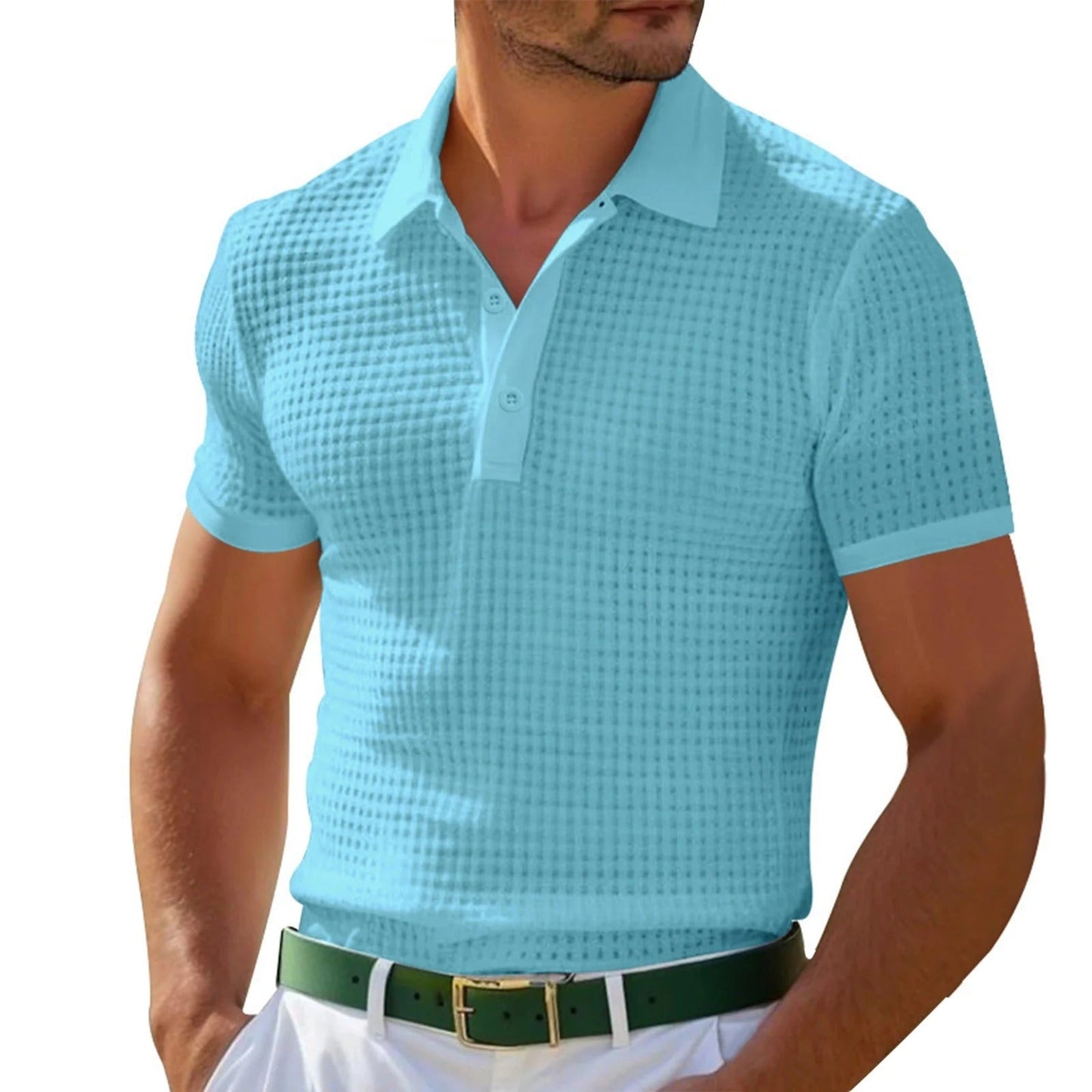 Mardy Mens Polo Shirt Breathable Lightweight Summer Essential For Smart Casual Everyday Comfort